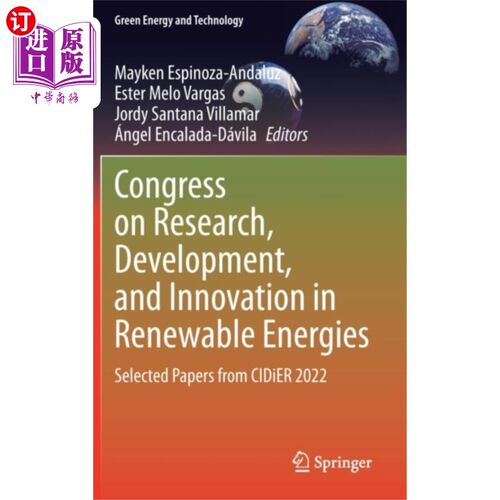 海外直订Congress on Research, Development, and Innovatio... 可再生能源研究、开发和创新大会