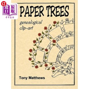 Trees. 纸树 Genealogical Art 系谱剪辑艺术 Clip 海外直订Paper