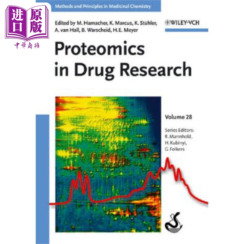 预售 药物研究中的蛋白质组学 Proteomics In Drug Research Michael Hamacher 英文原版 中商原版 书籍/杂志/报纸 科普读物/自然科学/技术类原版书 原图主图