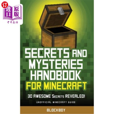 海外直订Secrets and Mysteries Handbook for Minecraft: Handbook for Minecraft: 30 AWESOME 秘密与神秘手工艺手册：手工