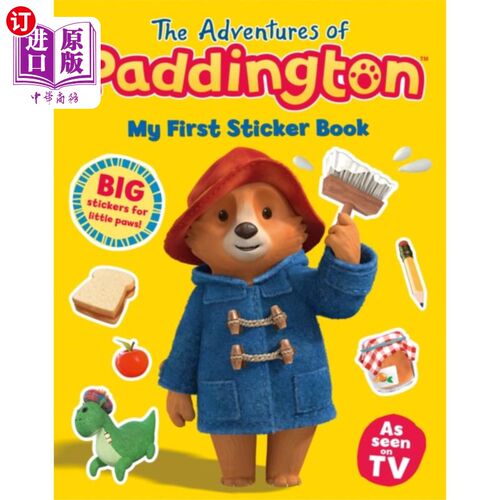 海外直订Adventures of Paddington: My First Sticker Book 帕丁顿历险记:我的第一本贴纸书