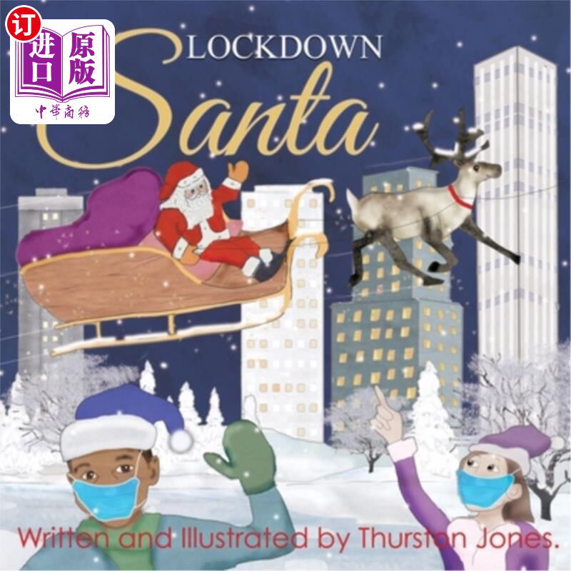 海外直订Lockdown Santa: A Very Magical Christmas 封锁圣诞老人:一个非常神奇的圣诞节