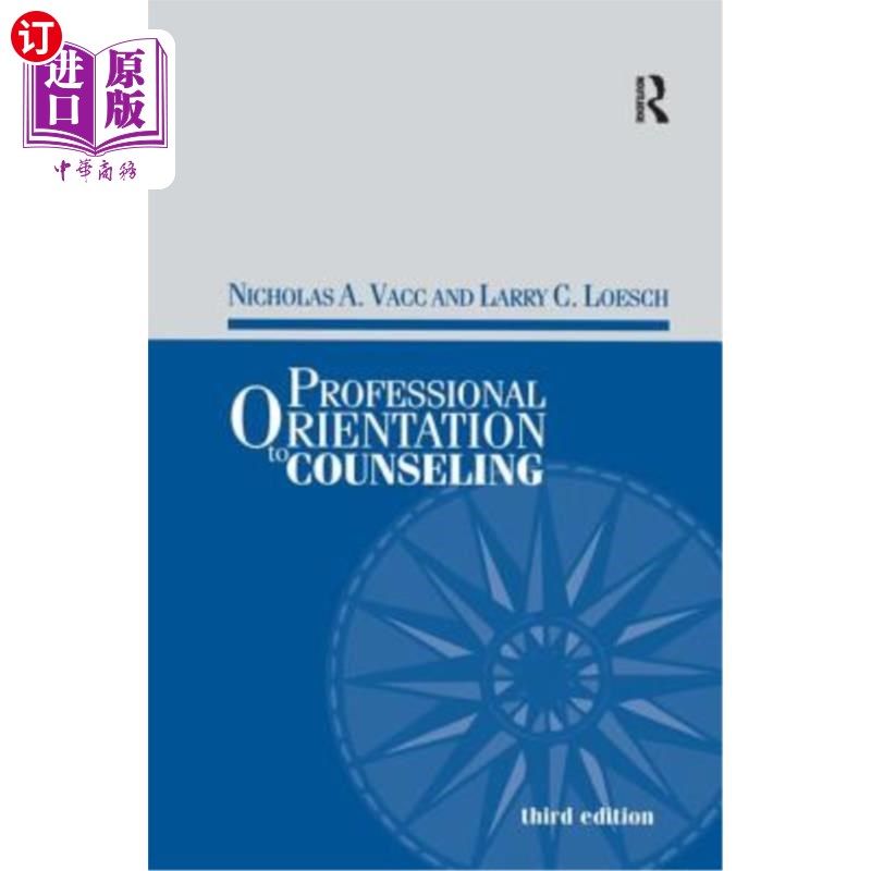 海外直订医药图书Professional Orientation to Counseling 咨询专业方向