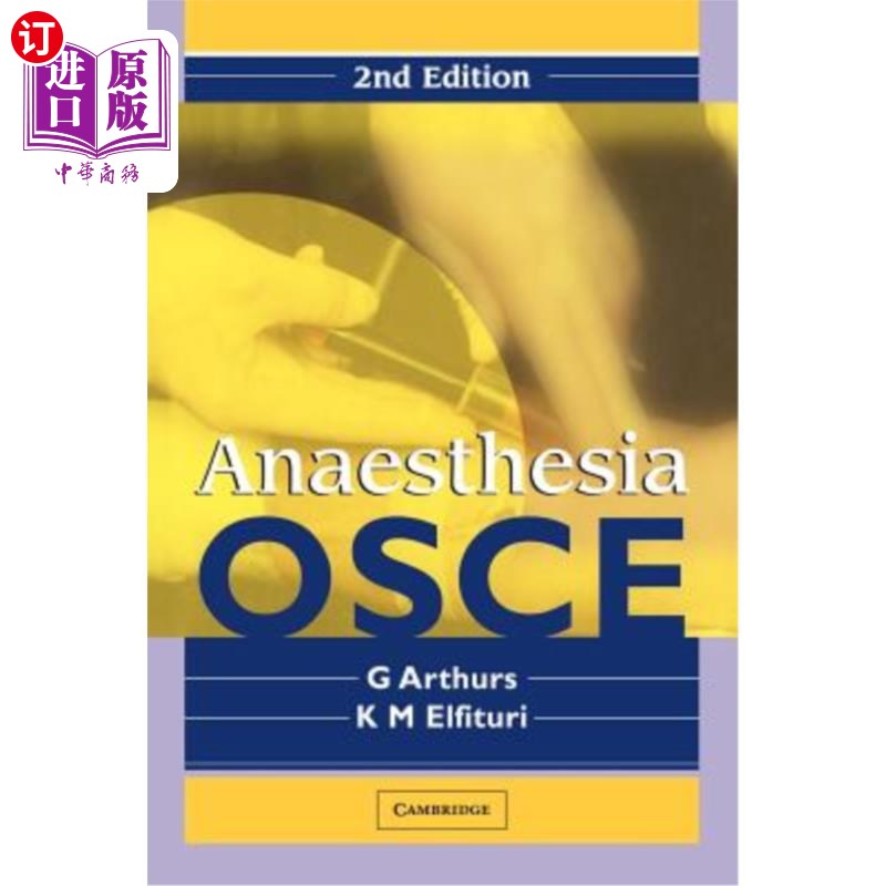 海外直订医药图书Anaesthesia OSCE 麻醉欧安组织：第二版