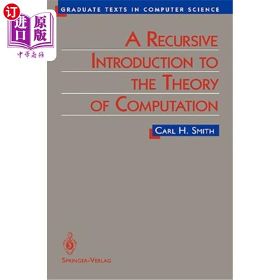 海外直订A Recursive Introduction to the Theory of Computation 《计算理论递归导论》