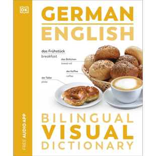 2024年新版 DK双语图解词典 德语 英语 German English Bilingual Visual Dictionary 商务字词典 语言工具书【中商原版】