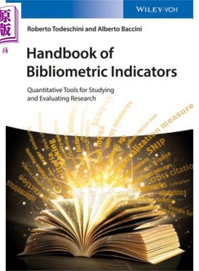 文献计量指标手册 研究与评估研究的数量型工具 Handbook of Bibliometric Indicators 英文原版 Roberto Todeschini【中商原