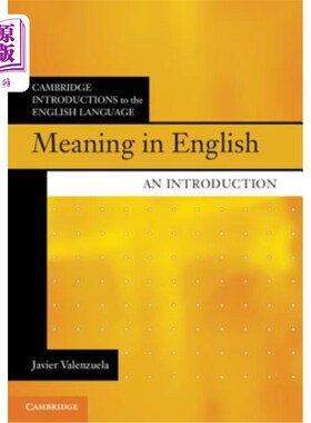 海外直订Meaning in English: An Introduction 英语意义：导言