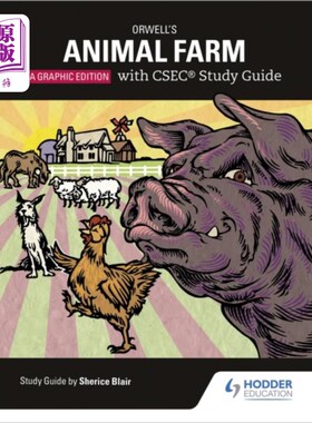 海外直订Orwell's Animal Farm: The Graphic Edition with C... 奥威尔的动物农场:图形版与CSEC学习指南