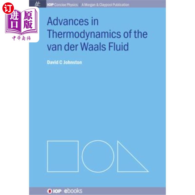 海外直订Advances in Thermodynamics of the Van Der Waals Fluid 范德华流体热力学研究进展