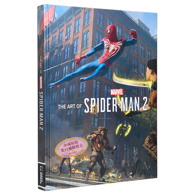 漫威蜘蛛侠2游戏设定集 英文原版 The Art of Marvel s Spider Man 2 索尼 装备手稿游戏建模游戏原画【中商原版】