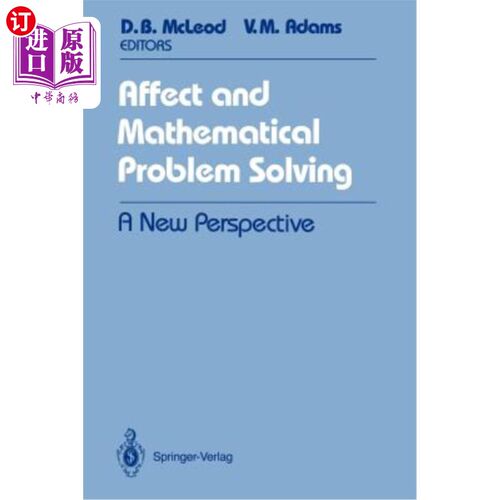 海外直订Affect and Mathematical Problem Solving: A New Perspective 影响与数学问题解决：新视角