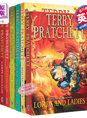 碟形世界之Wit***s Novels系列套装 英文原版 Terence David John Pratchett OBE【中商原版】