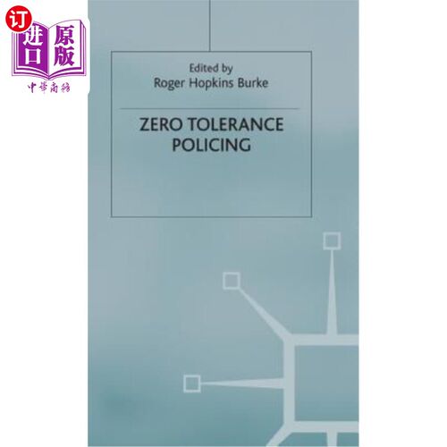 海外直订Zero Tolerance Policing 零容忍警务