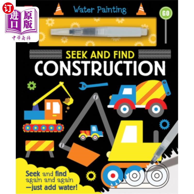 海外直订Seek and Find Construction 寻找和发现建筑