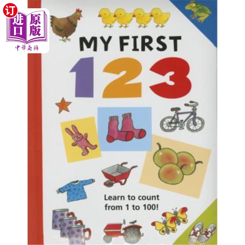 海外直订My First 123: Learn to Count from 1 to 100! 我的第一个123:学会从1数到100!