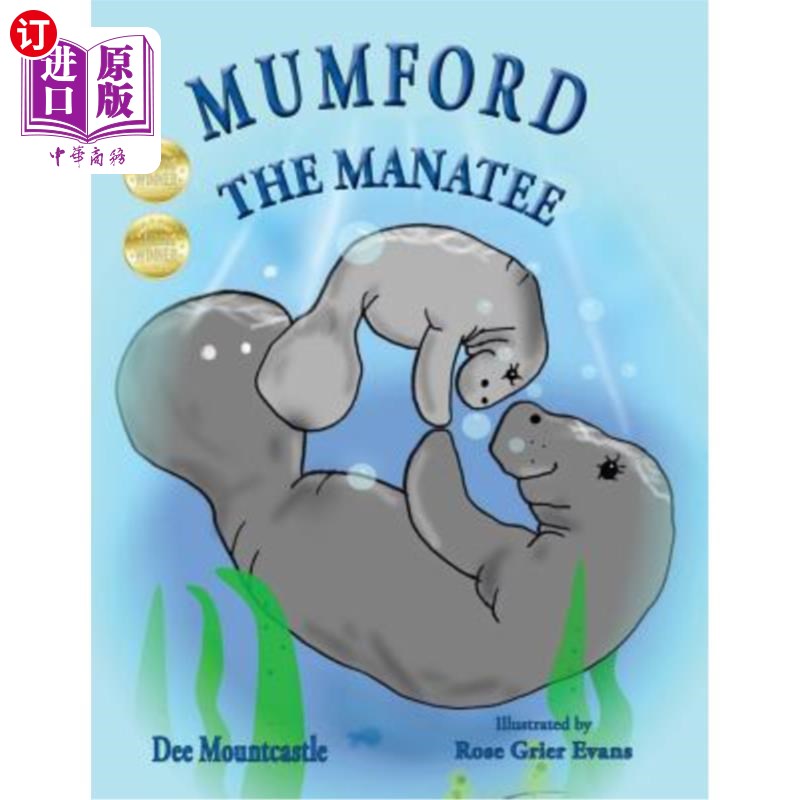 海外直订Mumford the Manatee 海牛芒福德