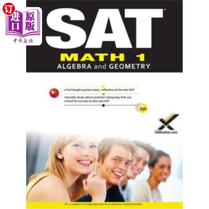海外直订SAT Math 1 2017 SAT数学1 2017