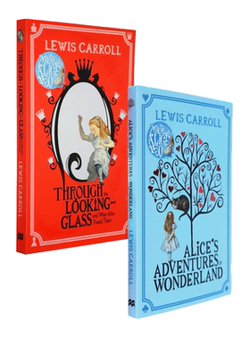 预售 爱丽丝梦游仙境儿童小说2册 英文原版 Alice’s Adventures 镜中奇缘【中商原版】