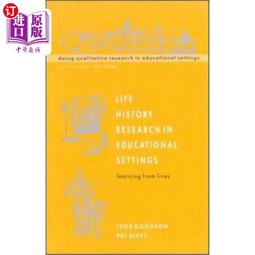 海外直订Life History Research in Educational Settings 教育环境中的生活史研究