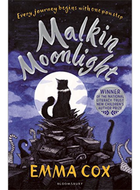 预售 常青藤国际大奖推荐书 Malkin Moonlight 一只猫的使命 动物冒险章节故事书 英文原版 进口小初文学 Emma Cox【中商原版】