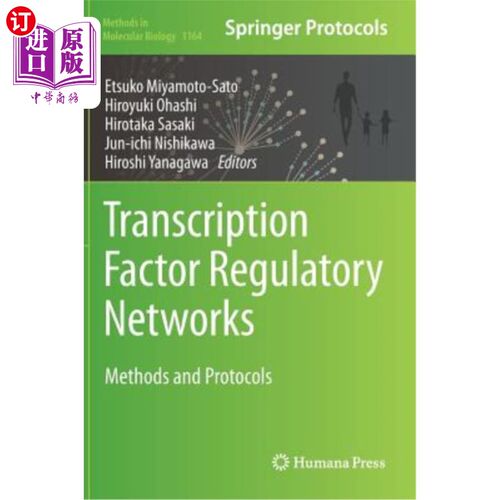 海外直订医药图书Transcription Factor Regulatory Networks: Methods and Protocols 转录因子调节:方法和协议