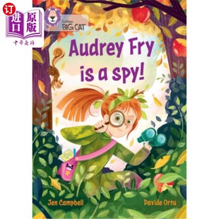 Spy 奥黛丽·弗莱是个间谍 Fry 柯林斯大猫 Cat Big 海外直订Audrey Collins