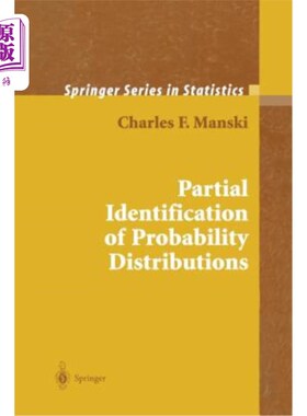 海外直订Partial Identification of Probability Distributions 概率分布的部分识别
