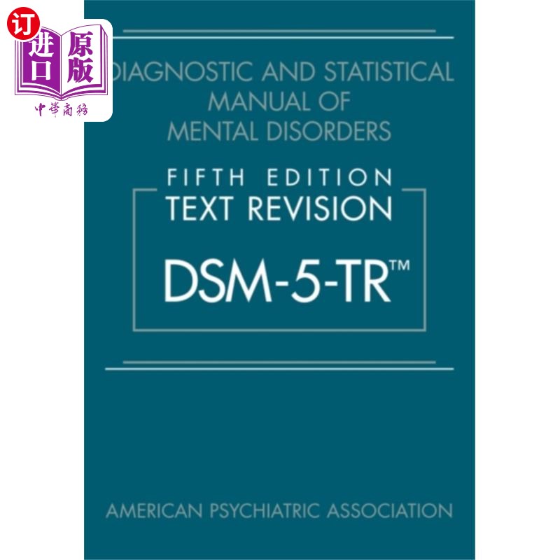 海外直订医药图书Diagnostic and Statistical Manual of Mental Diso...精神疾病诊断和统计手册，第五版，文本修订(DSM-5-