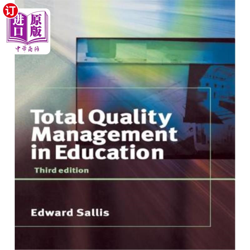 海外直订Total Quality Management in Education 教育全面质量管理