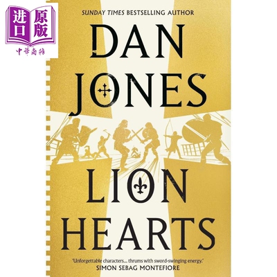 预售 艾塞克斯犬系列 狮心 Lion Hearts 英文原版 Dan Jones 历史小说【中商原版】
