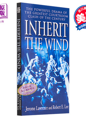 预售 风的传人 Inherit the Wind 英文原版 Jerome Lawrence Robert E  Lee 经典戏剧文学 【中商原版】