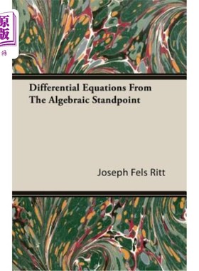 海外直订Differential Equations from the Algebraic Standpoint 从代数的角度看微分方程