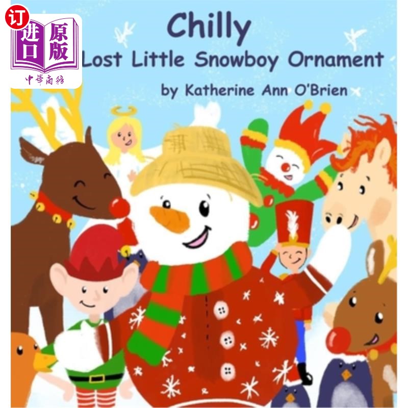 海外直订Chilly: The Lost Little Snowboy Ornament 寒冷:丢失的小雪人装饰品