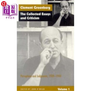 and 知 第一卷 Judgments Collected Essays 1939 Volume Criticism 论文集与批评 海外直订The Perceptions