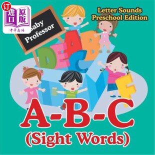 Preschool Letter 海外直订A Edition 字母发音学前版 Sight 视觉单词 Words Sounds