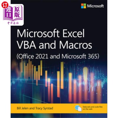 海外直订Microsoft Excel VBA and Macros (Office 2021 and Microsoft 365) Microsoft Excel VBA和宏(Office