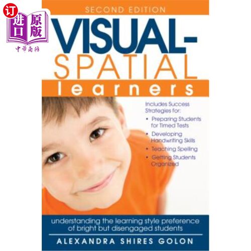 海外直订Visual-Spatial Learners: Understanding the Learning Style Preference of Bright B 视觉空间学习者：创造成功课