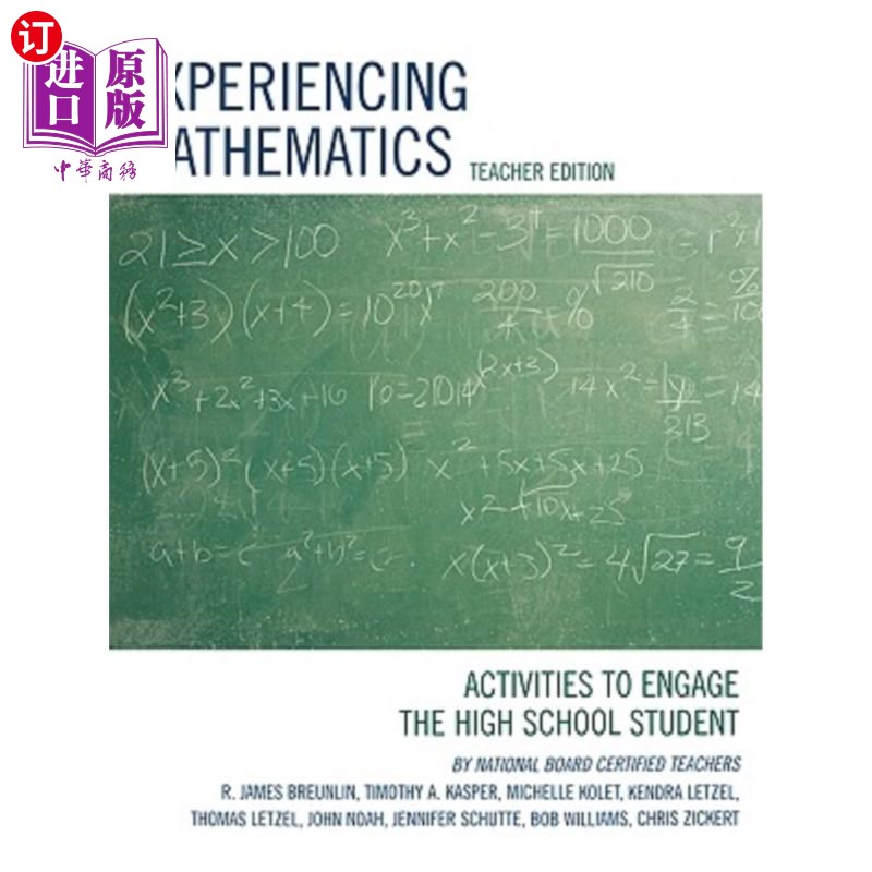 海外直订Experiencing Mathematics: Activities to Engage the High School Student, Teacher  体验数学：吸引高中生的活动
