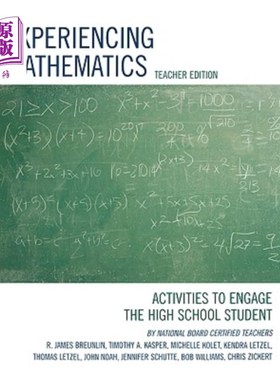 海外直订Experiencing Mathematics: Activities to Engage the High School Student, Teacher  体验数学：吸引高中生的活动