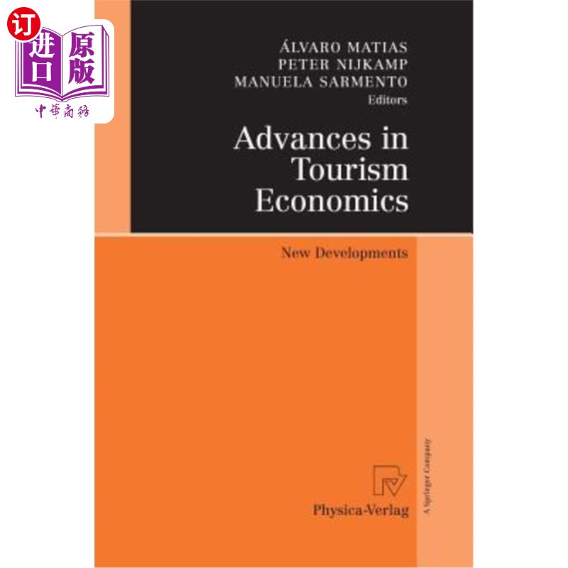 海外直订Advances in Tourism Economics: New Developments 旅游经济学进展:新进展