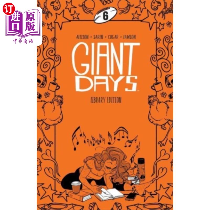 海外直订Giant Days Library Edition Vol 6 巨大的日子图书馆版卷6