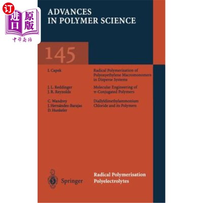 海外直订Radical Polymerisation Polyelectrolytes