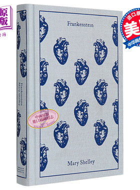 企鹅布纹布面经典系列 弗兰肯斯坦 Frankenstein 玛丽 雪莱 哥特式恐怖小说 Mary Shelley【中商原版】
