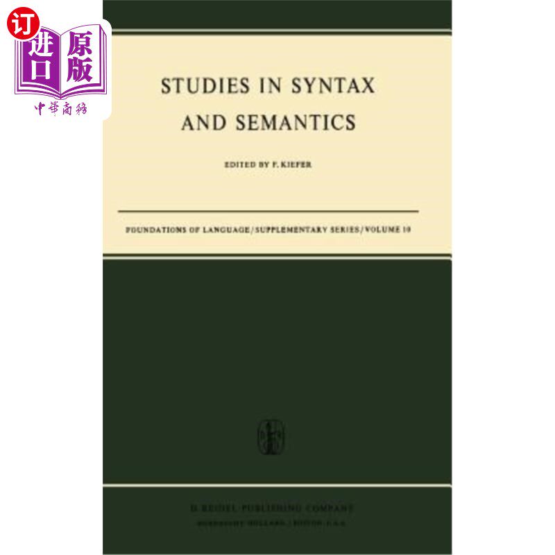 海外直订Studies in Syntax and Semantics 句法与语义研究