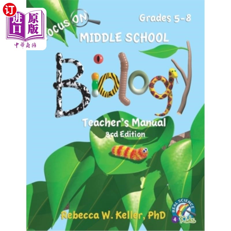 海外直订Focus On Middle School Biology Teacher's Manual, 3rd Edition 《中学生物教师手册》第三版
