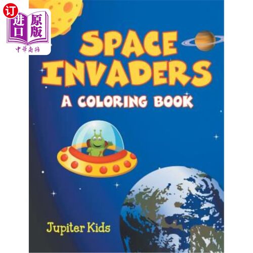 海外直订Space Invaders (A Coloring Book) 太空入侵者（彩色书）
