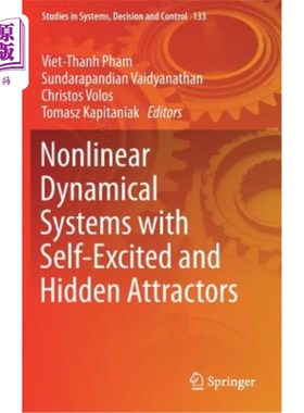 海外直订Nonlinear Dynamical Systems with Self-Excited and Hidden Attractors 具有自激和隐藏吸引子的非线性动力系统