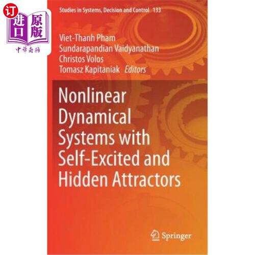 海外直订Nonlinear Dynamical Systems with Self-Excited and Hidden Attractors 具有自激和隐藏吸引子的非线性动力系统