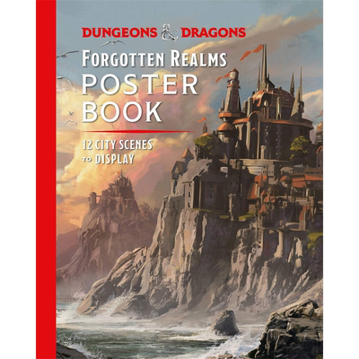 Dungeons Dragons Forgotten Realms Poster Book 进口艺术 龙与地下城:被遗忘的国度海报画册【中商原版】